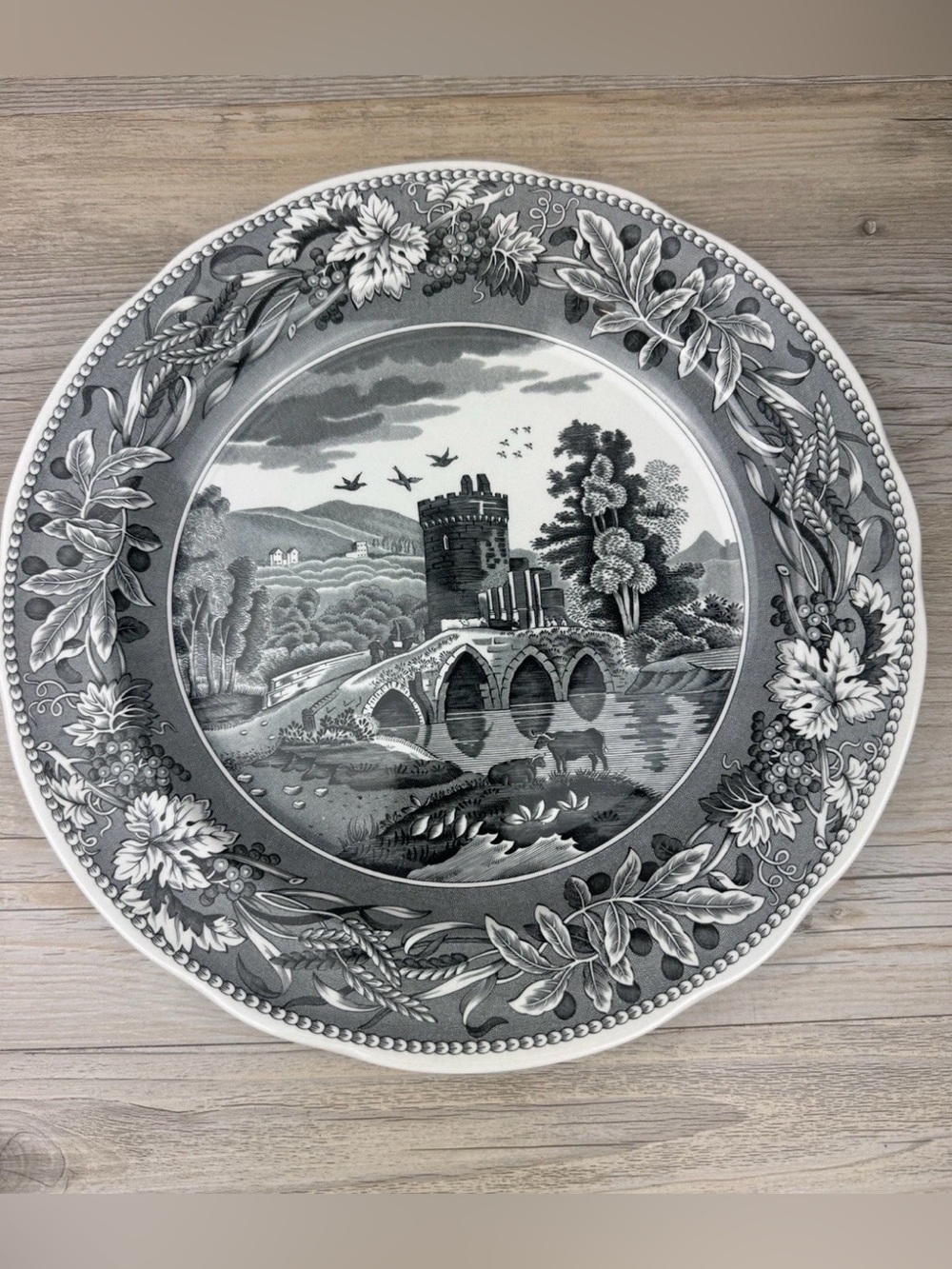 The Spode Archive Collection
"Lucano" Black 10" Discontinued Plate England